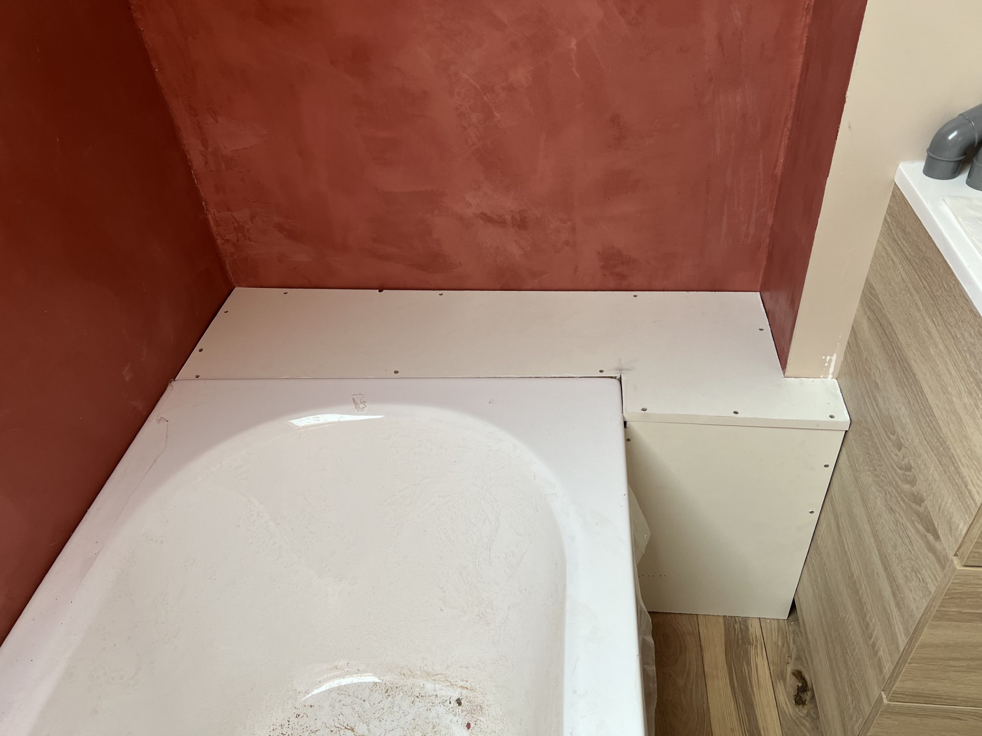 Coffrage salle de bains