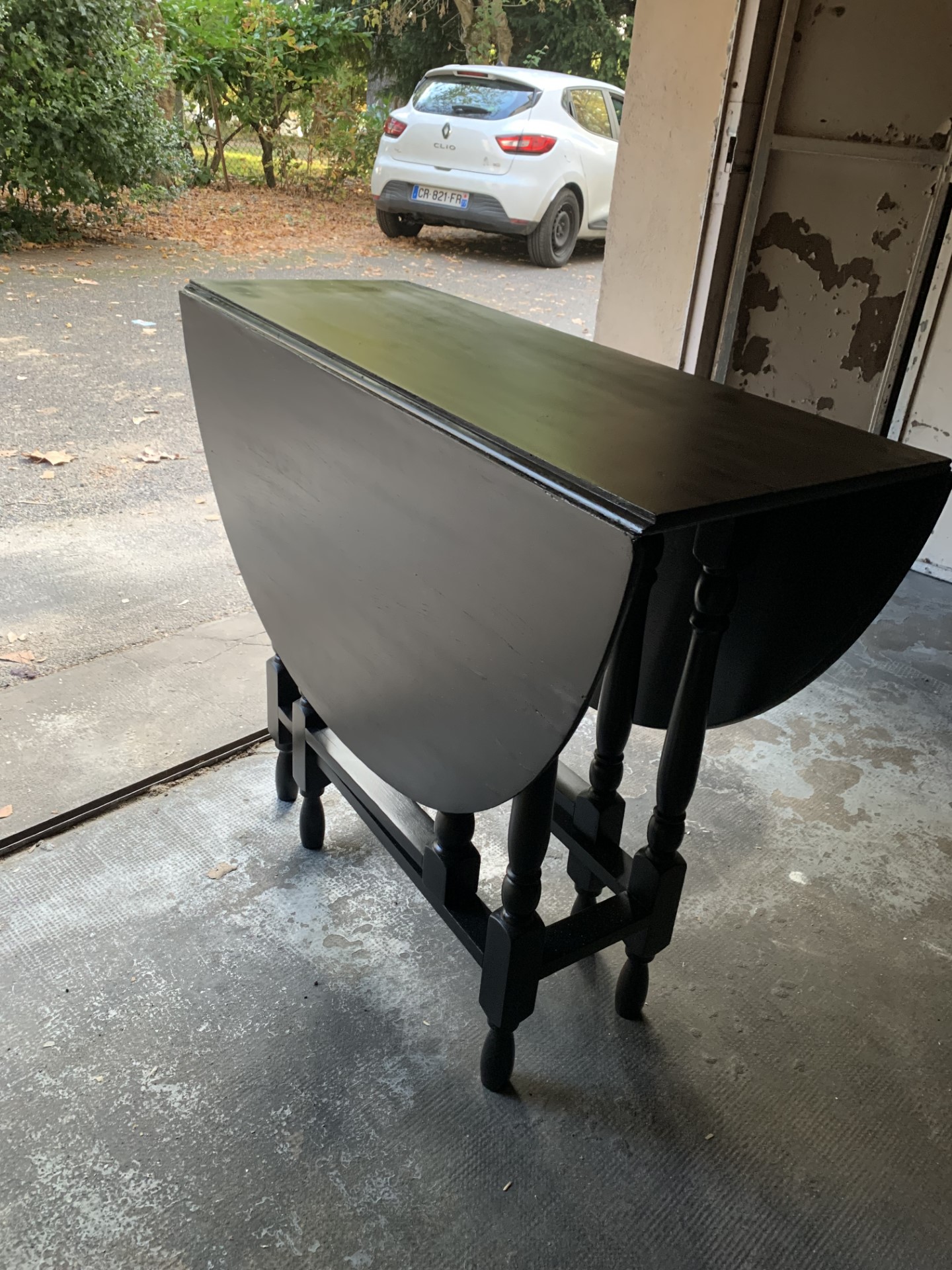 Restauration de table pliable